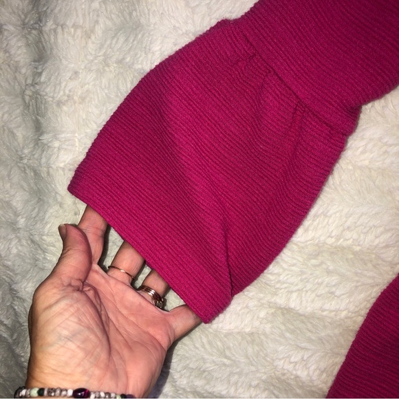 J crew XXS tiered swing top - bright pink. Button back detail - Picture 9 of 12